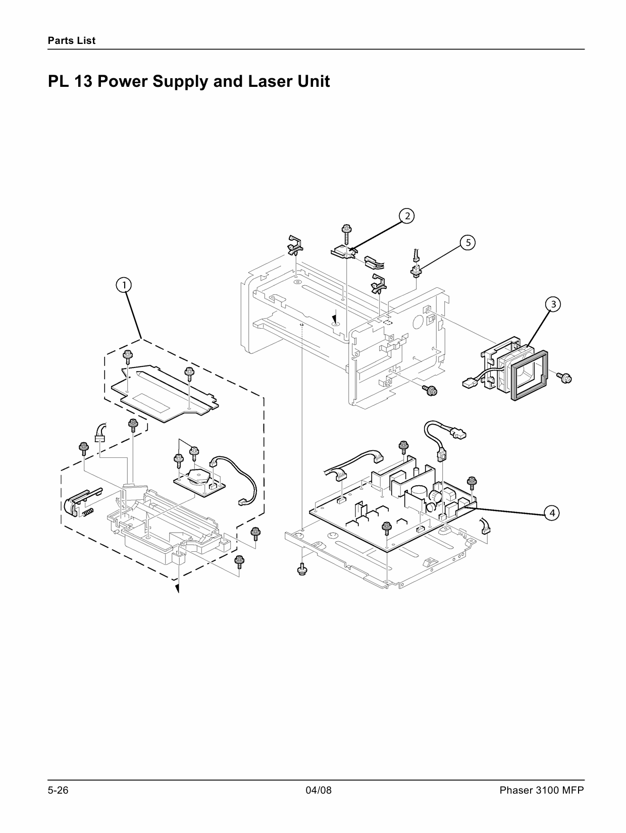 Xerox Phaser 3100-MFP Parts List and Service Manual-5